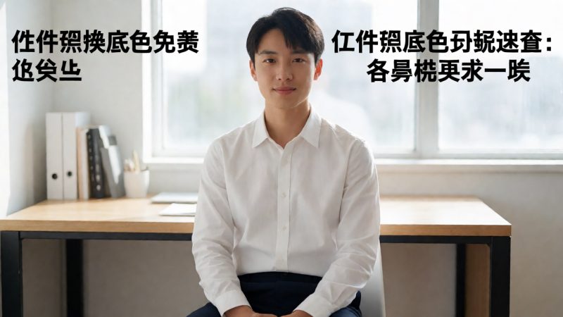 证件照换底色免费 证件照底色规范速查:各场景要求一览